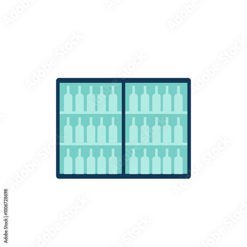 Wine cellar illustration
