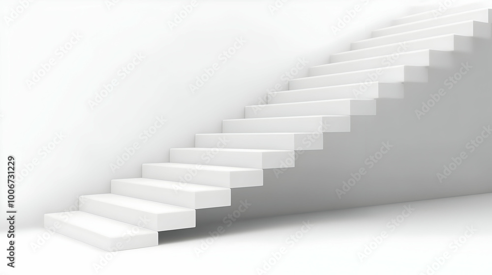 3D Plain White Background with Glossy Ascending Arrow Graphics for Business Growth and Progress � Ample Copy Space for Branding 3D Plain White Background with Glossy Ascending Arrow Graphics for Business Growth and Progress � Ample Copy Space for Branding