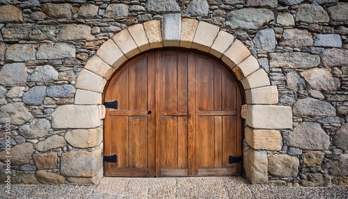 old wooden door