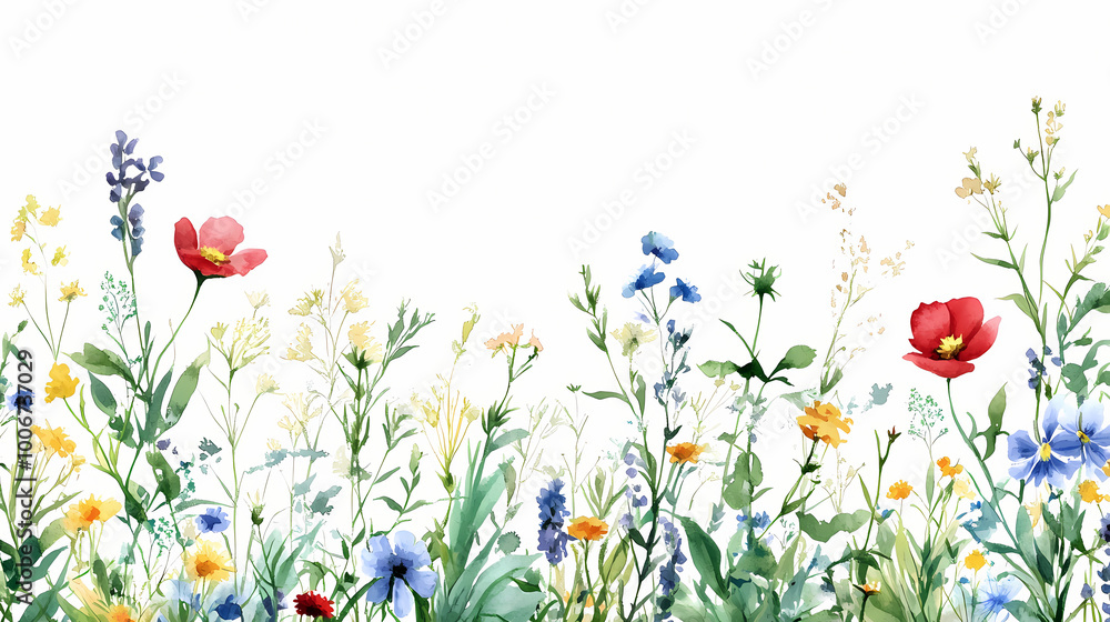 Fototapeta premium field of tulips