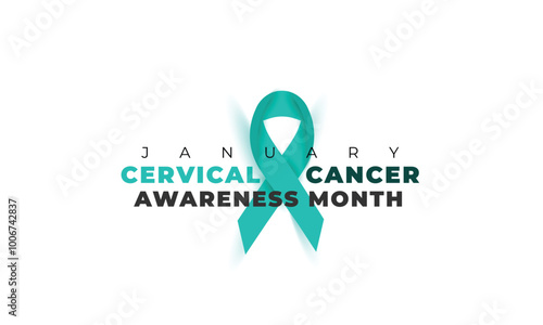 Cervical Cancer awareness month. background, banner, card, poster, template. Vector illustration.