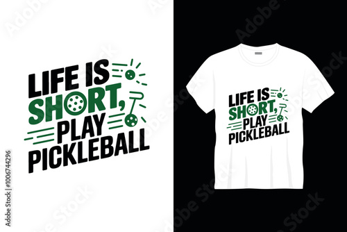 Pickleball tshirt design template Pickleball sports tshirt design