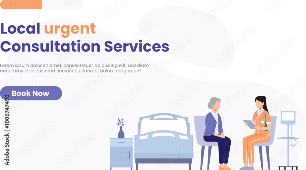 design page landing illustration Consultation design page landing illustration Consultation