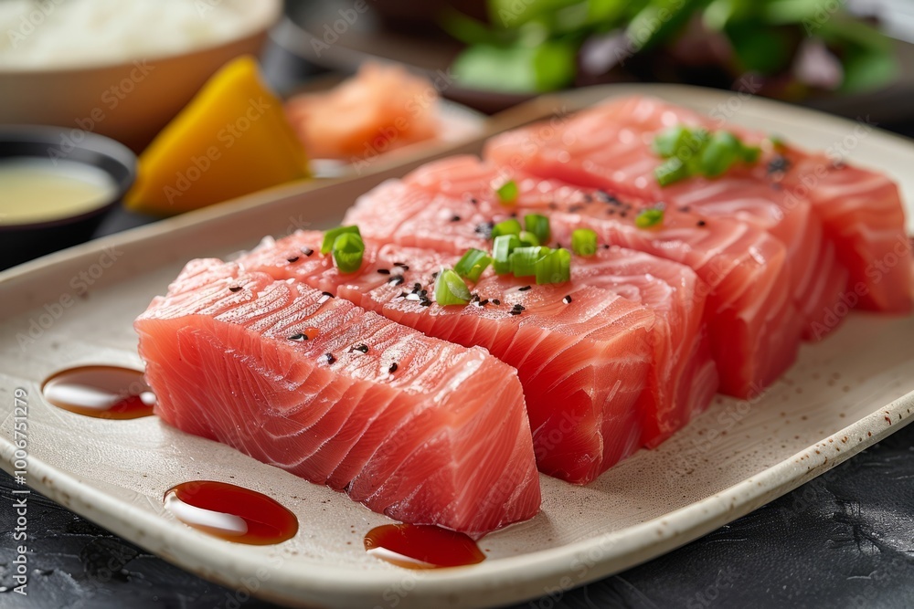 Tataki. Yellowfin tuna. Tuna steak, ahi tuna steak. Tuna carpaccio. Slices of raw tuna fish meat. Raw tuna steak, tataki. Tuna tartare. Red Sea fish fillet, akami, bluefin piece, fresh tuna filet. Tataki. Yellowfin tuna. Tuna steak, ahi tuna steak. Tuna carpaccio. Slices of raw tuna fish meat. Raw tuna steak, tataki. Tuna tartare. Red Sea fish fillet, akami, bluefin piece, fresh tuna filet.