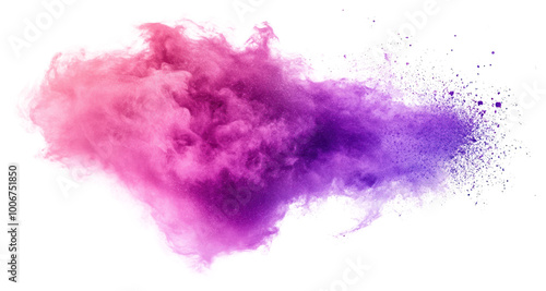 PNG Vibrant colorful powder explosion art