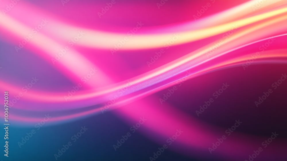 Soft glowing neon lines create wavy shapes across a sleek metallic background, forming a vibrant digital landscape filled with abstract energy and floating particles Soft glowing neon lines create wavy shapes across a sleek metallic background, forming a vibrant digital landscape filled with abstract energy and floating particles