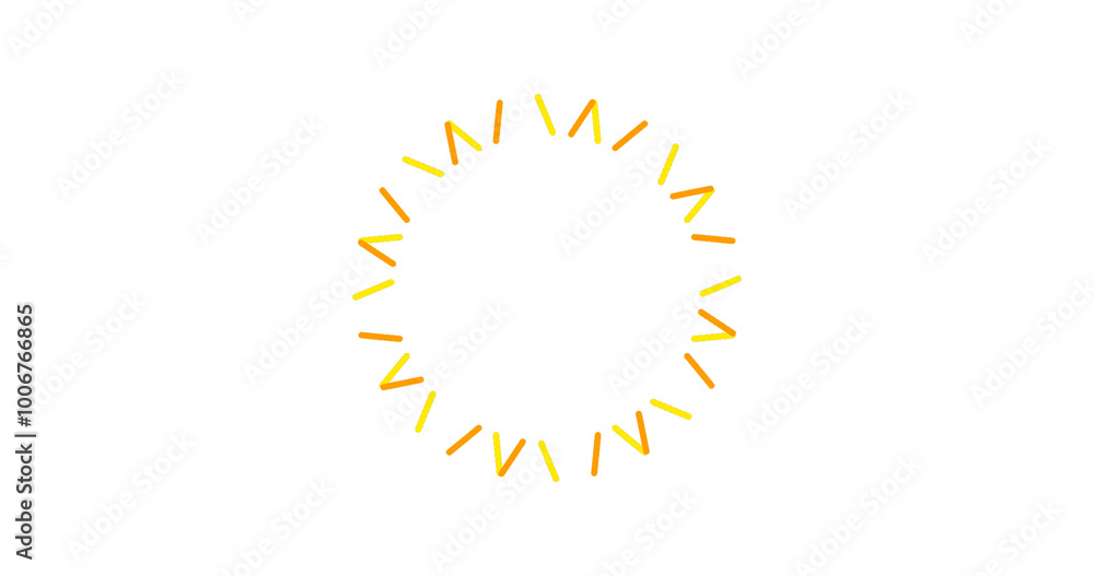 Fototapeta premium sun illustration