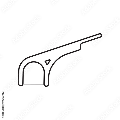 Dental Flossing Tool Icon