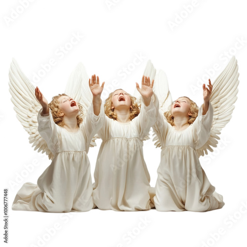 Angels Singing in Bright Light