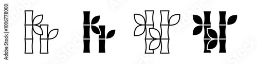 bamboo icon set