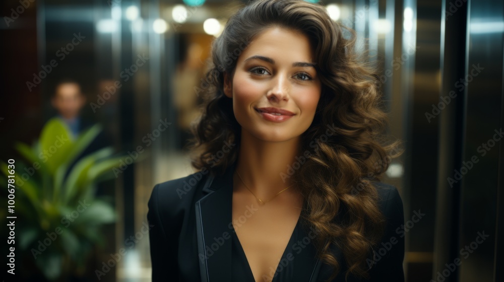 Fototapeta premium a business woman