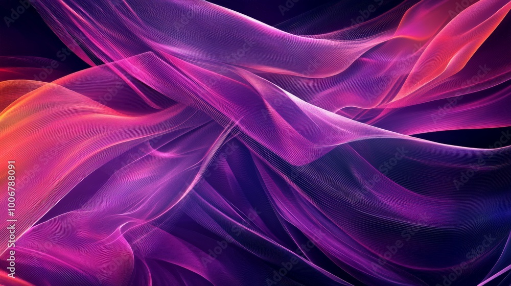 Obraz premium Captivating Chromatic Currents: A Mesmerizing Abstract Masterpiece