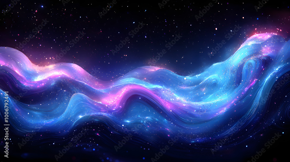 Obraz premium Galactic Epoxy Resin Wall Art