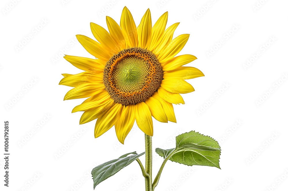 Obraz premium Sunflower on transparent background