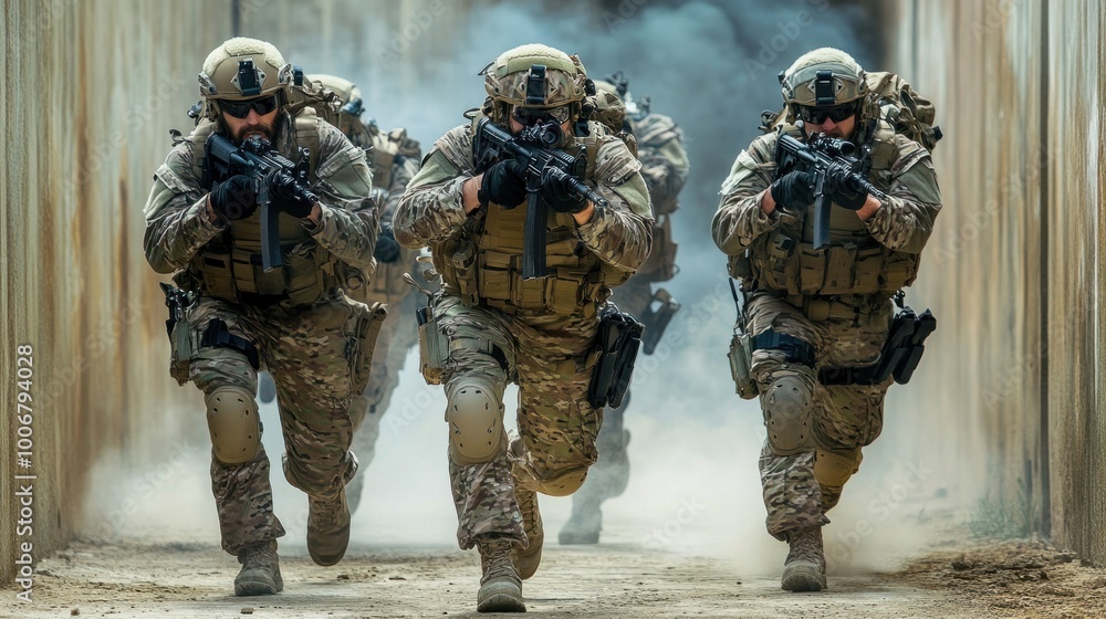 Fototapeta premium Military Operation