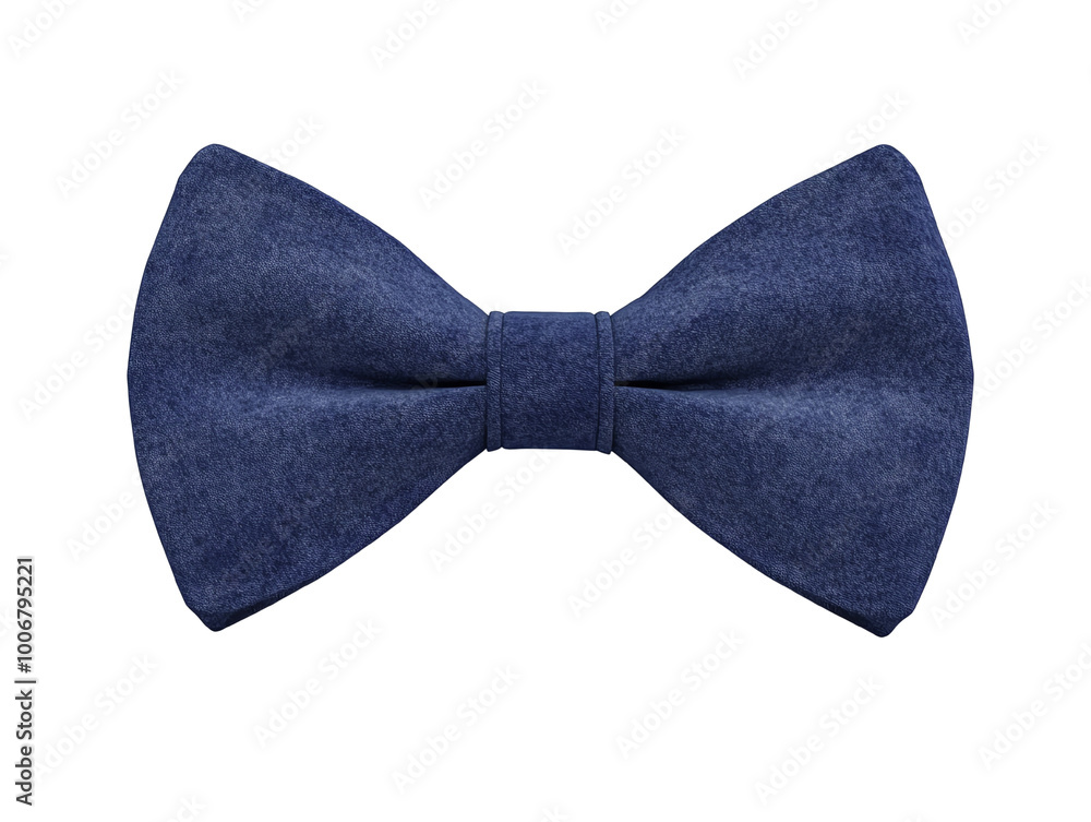 Navy blue bow tie on a white isolated background for formal wear or fashion. transparent background Navy blue bow tie on a white isolated background for formal wear or fashion. transparent background