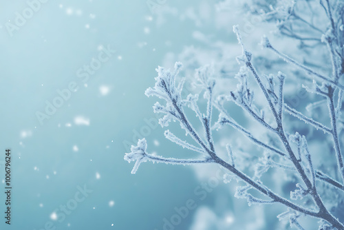 A minimalistic winter background featuring soft hues, snow-covered landscapes, and subtle details that capture the essence of winter's calm