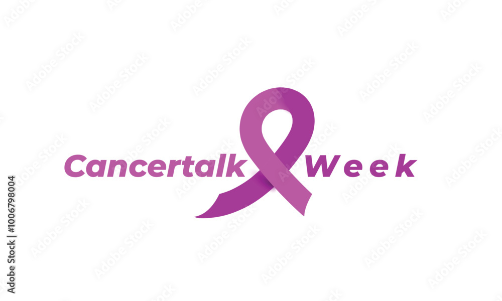 Cancertalk week. background, banner, card, poster, template. Vector illustration. Cancertalk week. background, banner, card, poster, template. Vector illustration.