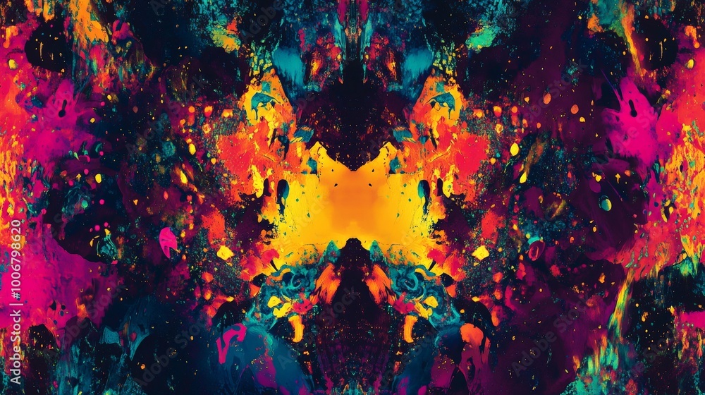 Vibrant Cosmic Explosion: An Artistic Journey into the Unknown Vibrant Cosmic Explosion: An Artistic Journey into the Unknown