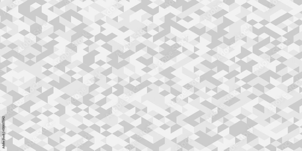 Vector geometric seamless gray and white cube square low polygon background. abstract surface creative diamond pattern gray Polygon Mosaic, business triangle texture background. Vector geometric seamless gray and white cube square low polygon background. abstract surface creative diamond pattern gray Polygon Mosaic, business triangle texture background.