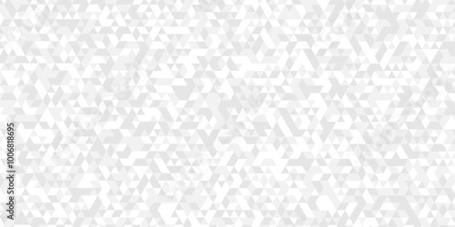 Vector geometric seamless gray and white cube square low polygon background. abstract surface creative diamond pattern corporate white Polygon Mosaic triangle texture background.