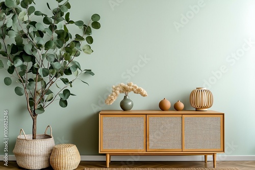 Obraz na płótnie Minimalist Interior Design with a Modern Flair w salonie