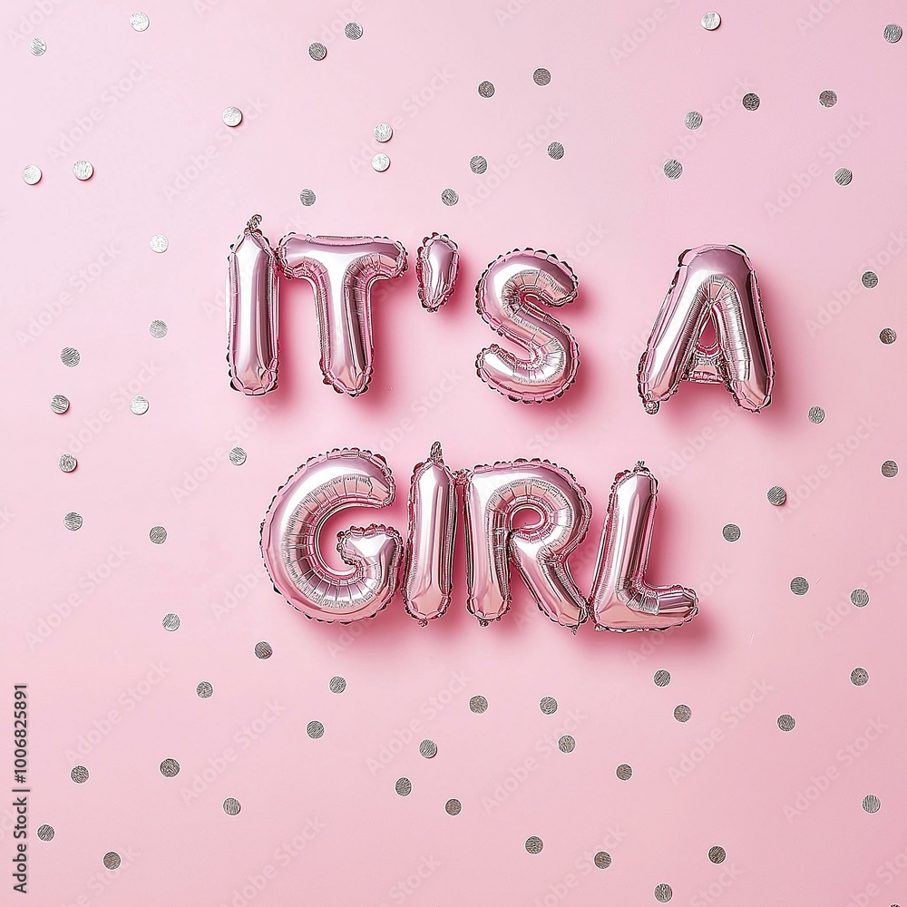 Celebration Template for Gender Reveal Announcements