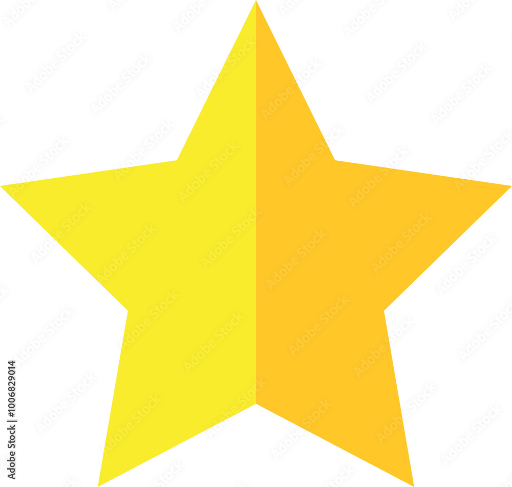 Star flat icon. Review symbol. Rating element Star flat icon. Review symbol. Rating element