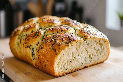 Freshly Baked Garlic Herb Bread