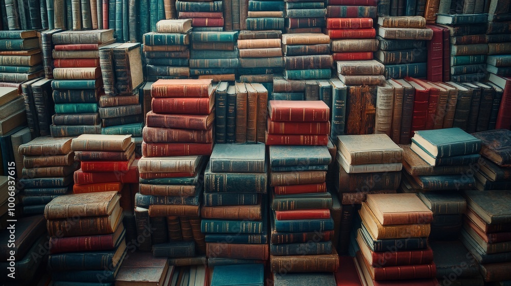 Background of books View from above Background of books View from above