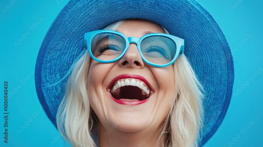 Senior Woman Filled with Laughter and Joy Senior Woman Filled with Laughter and Joy