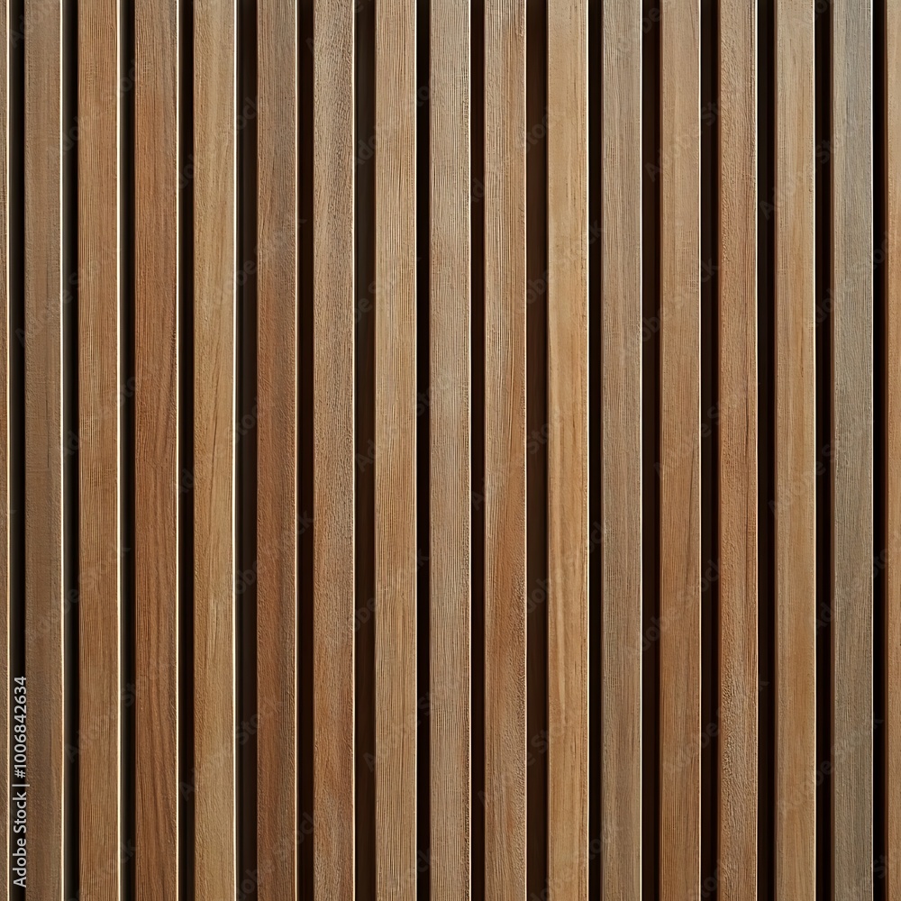 Wall made of wood. Wooden panels made from slats. Texture of vertical timber lines. Modern interior design from planks. Decorative surface for the construction of fences and facades. Wall made of wood. Wooden panels made from slats. Texture of vertical timber lines. Modern interior design from planks. Decorative surface for the construction of fences and facades.
