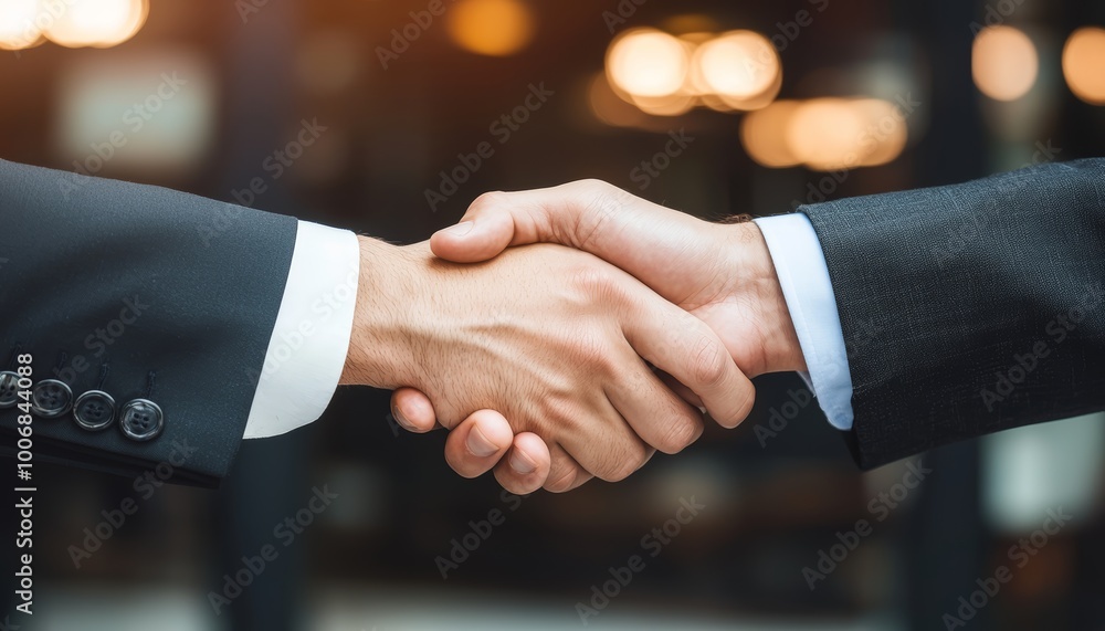 A leader shaking hands with a team member, symbolizing trust and strong professional relationships