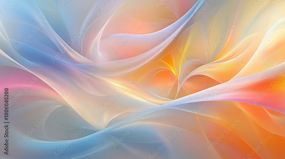 Ethereal Swirls of Color: An Abstract Masterpiece Ethereal Swirls of Color: An Abstract Masterpiece