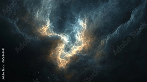 nebula, gas, astronomi , 3D 