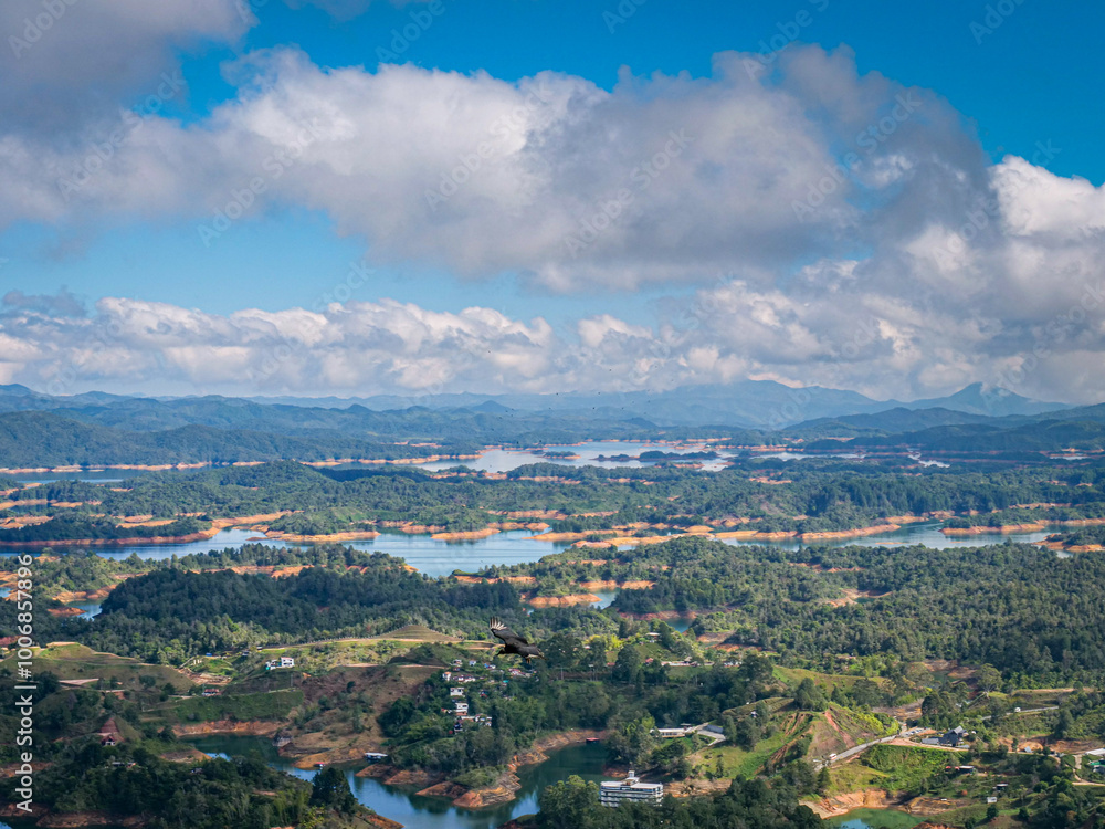Site du Penon de Guatapé en Colombie Site du Penon de Guatapé en Colombie