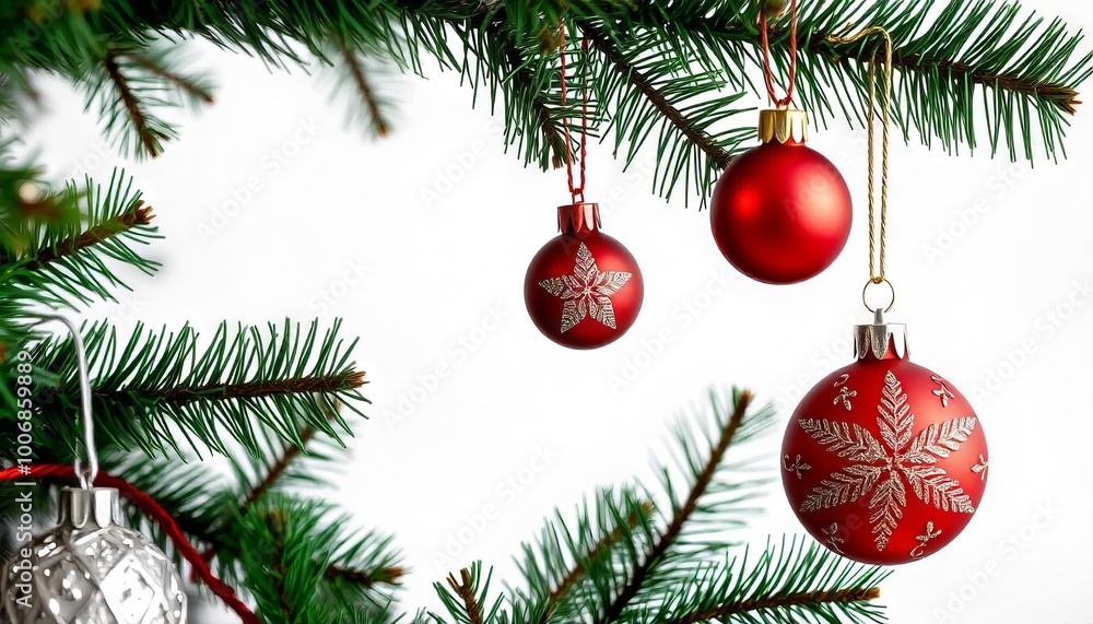 christmas tree with balls christmas tree with balls