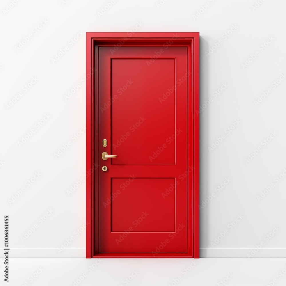 red door with background,generative ai illustration red door with background,generative ai illustration