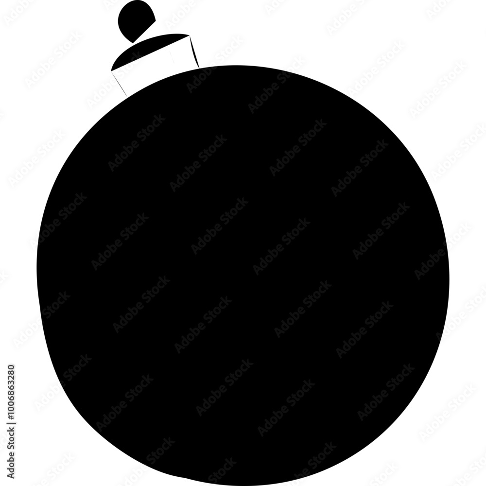 Fototapeta premium Christmas, New Year Vector Icon element, Isolated white background