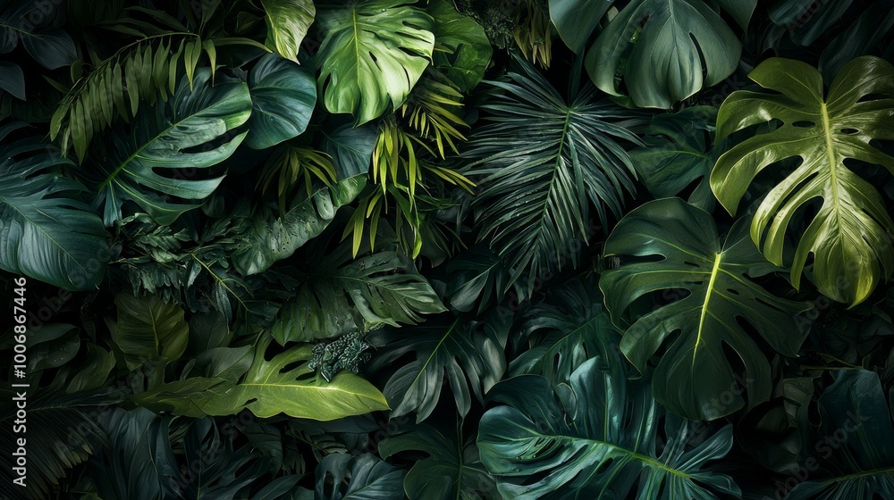 Jungle background, dark green Jungle background, dark green