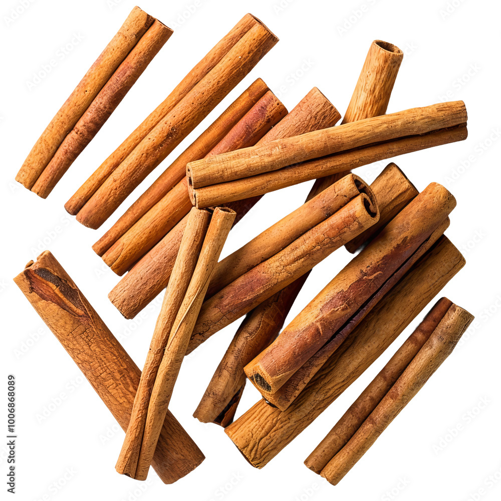 Cinnamon sticks that fill up the whole image with a solid white backround Cinnamon sticks that fill up the whole image with a solid white backround