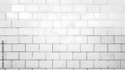 Elegant Light Gray Brick Wall Background