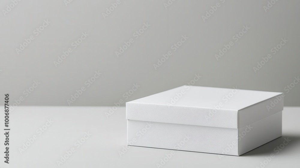 Offset box with a sleek matte finish, designed for premium products while maintaining a blank exterior premium packaging, matte finish Offset box with a sleek matte finish, designed for premium products while maintaining a blank exterior premium packaging, matte finish