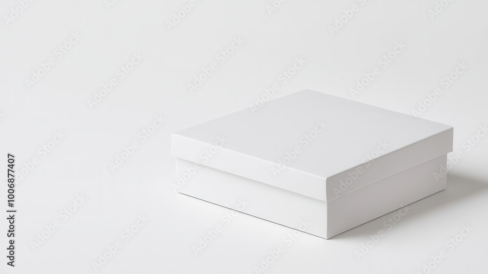 Offset box with a sleek matte finish, designed for premium products while maintaining a blank exterior premium packaging, matte finish Offset box with a sleek matte finish, designed for premium products while maintaining a blank exterior premium packaging, matte finish