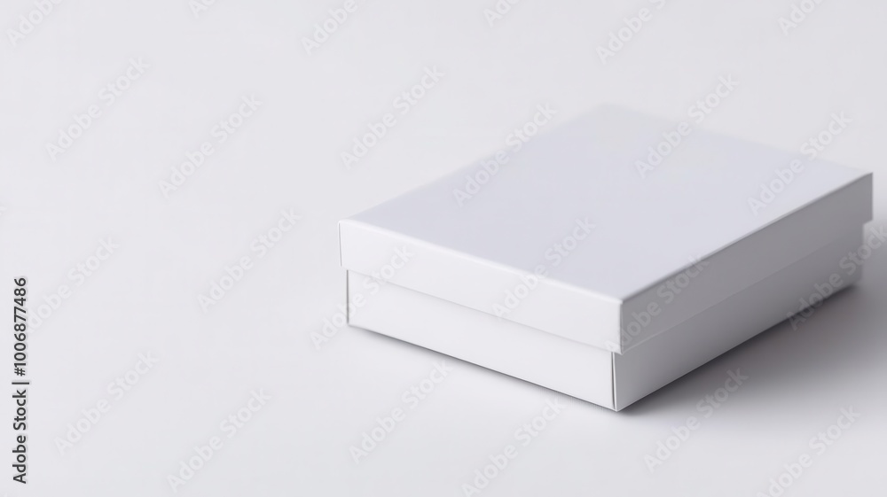 Offset box with a sleek matte finish, designed for premium products while maintaining a blank exterior premium packaging, matte finish Offset box with a sleek matte finish, designed for premium products while maintaining a blank exterior premium packaging, matte finish