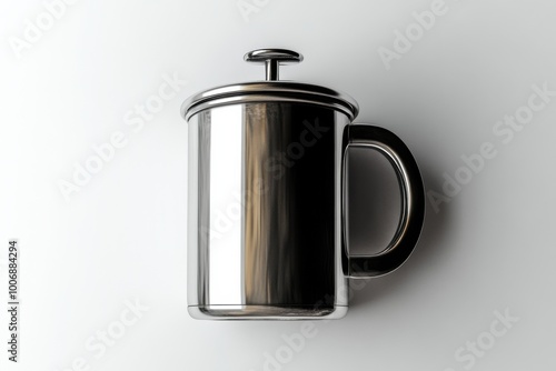 Stainless Steel French Press Mug: Portable Brew Master