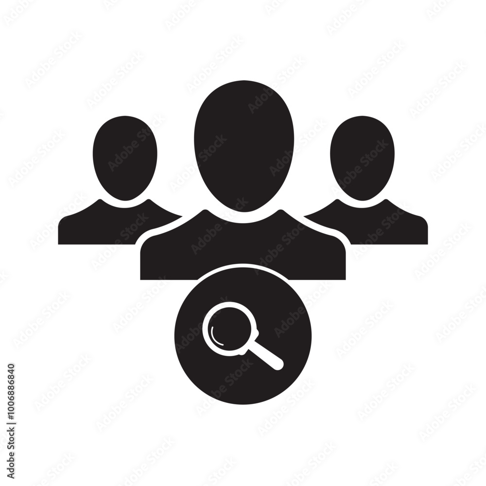 Professional services icon with research sign. Professional services icon and explore, find, inspect symbol. Vector icon Professional services icon with research sign. Professional services icon and explore, find, inspect symbol. Vector icon