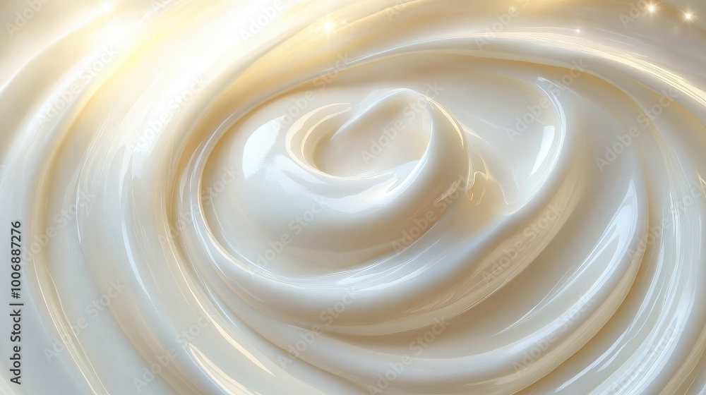 Luxurious moisturizer cream, softly swirled on a pure white background with glossy highlights. No logos or people for a clean, product-only focus. Luxurious moisturizer cream, softly swirled on a pure white background with glossy highlights. No logos or people for a clean, product-only focus.