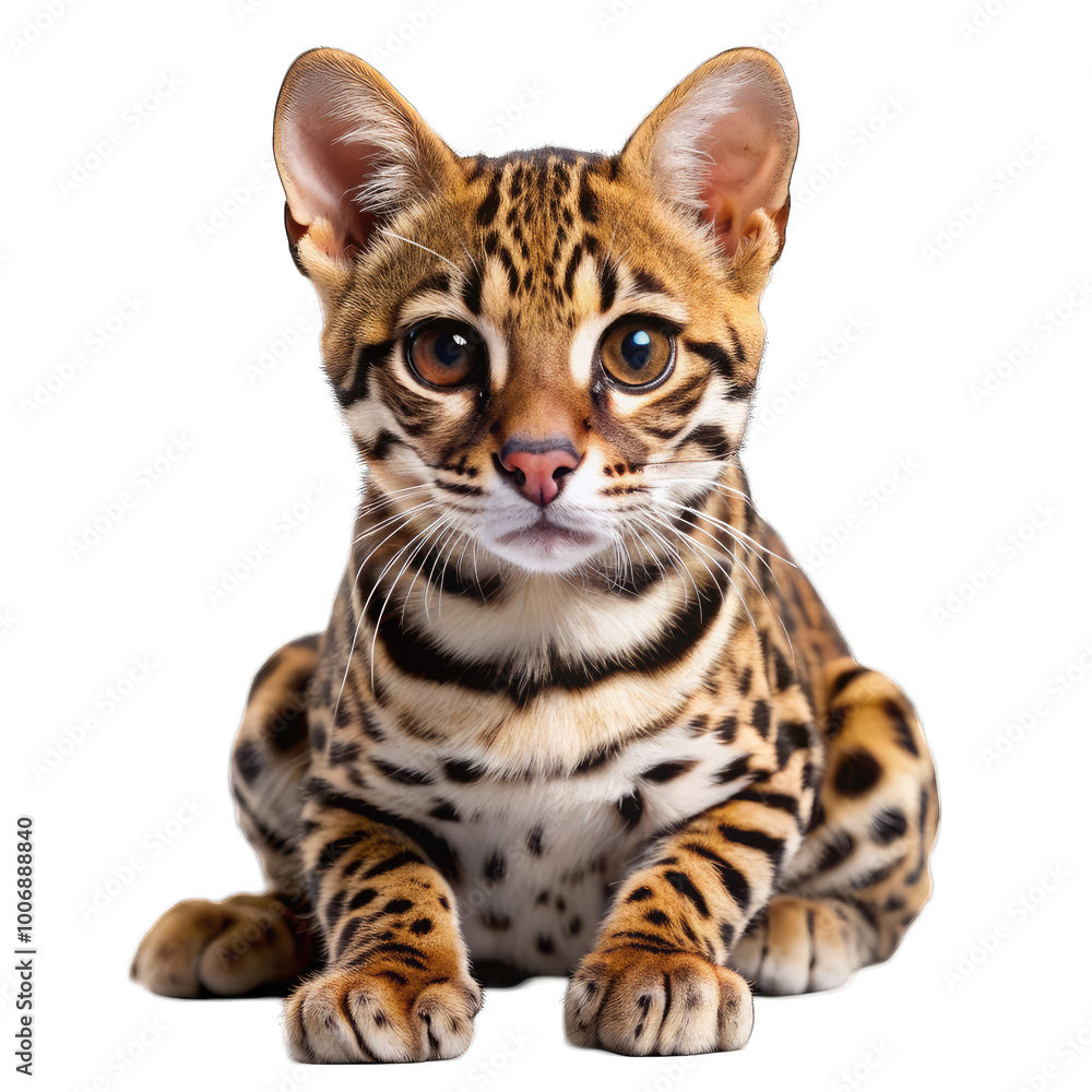 bengal cat isolated on white background bengal cat isolated on white background