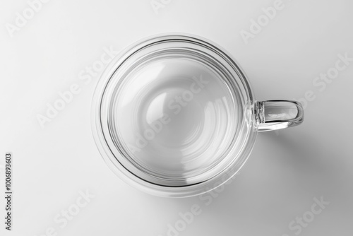 Transparent Borosilicate Glass Tea Cup Set photo